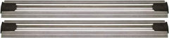 Quantum Storage - 2-1/2" Wide, Open Shelving Accessory/Component - Aluminum, Anodized Aluminum Finish, 168" Long, Use with Wire Shelving Units - Apex Tool & Supply