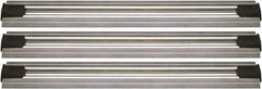 Quantum Storage - 2-1/2" Wide, Open Shelving Accessory/Component - Aluminum, Anodized Aluminum Finish, 240" Long, Use with Wire Shelving Units - Apex Tool & Supply