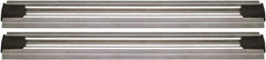 Quantum Storage - 2-1/2" Wide, Open Shelving Accessory/Component - Aluminum, Anodized Aluminum Finish, 72" Long, Use with Wire Shelving Units - Apex Tool & Supply
