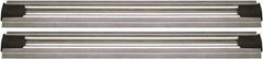 Quantum Storage - 2-1/2" Wide, Open Shelving Accessory/Component - Aluminum, Anodized Aluminum Finish, 84" Long, Use with Wire Shelving Units - Apex Tool & Supply