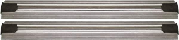 Quantum Storage - 2-1/2" Wide, Open Shelving Accessory/Component - Aluminum, Anodized Aluminum Finish, 156" Long, Use with Wire Shelving Units - Apex Tool & Supply