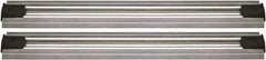 Quantum Storage - 2-1/2" Wide, Open Shelving Accessory/Component - Aluminum, Anodized Aluminum Finish, 156" Long, Use with Wire Shelving Units - Apex Tool & Supply