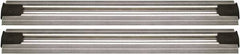 Quantum Storage - 2-1/2" Wide, Open Shelving Accessory/Component - Aluminum, Anodized Aluminum Finish, 144" Long, Use with Wire Shelving Units - Apex Tool & Supply