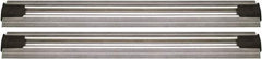 Quantum Storage - 2-1/2" Wide, Open Shelving Accessory/Component - Aluminum, Anodized Aluminum Finish, 228" Long, Use with Wire Shelving Units - Apex Tool & Supply