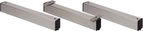 Quantum Storage - 2" Wide, Open Shelving Accessory/Component - Aluminum, Anodized Aluminum Finish, 18" Long, Use with Wire Shelving Units - Apex Tool & Supply