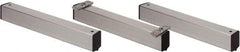 Quantum Storage - 2" Wide, Open Shelving Accessory/Component - Aluminum, Anodized Aluminum Finish, 21" Long, Use with Wire Shelving Units - Apex Tool & Supply