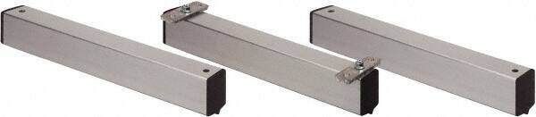 Quantum Storage - 2" Wide, Open Shelving Accessory/Component - Aluminum, Anodized Aluminum Finish, 36" Long, Use with Wire Shelving Units - Apex Tool & Supply