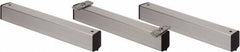 Quantum Storage - 2" Wide, Open Shelving Accessory/Component - Aluminum, Anodized Aluminum Finish, 36" Long, Use with Wire Shelving Units - Apex Tool & Supply