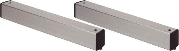 Quantum Storage - 2" Wide, Open Shelving Accessory/Component - Aluminum, Anodized Aluminum Finish, 18" Long, Use with Wire Shelving Units - Apex Tool & Supply