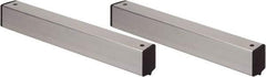 Quantum Storage - 2" Wide, Open Shelving Accessory/Component - Aluminum, Anodized Aluminum Finish, 36" Long, Use with Wire Shelving Units - Apex Tool & Supply