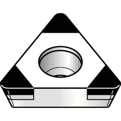 Kennametal - TPGW32.52 MT Grade KBH20 PCBN Turning Insert - Nano-Composite Finish, 60° Triangle, 3/8" Inscr Circle, 5/32" Thick, 1/32" Corner Radius - Apex Tool & Supply