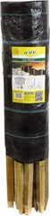 Tenax - 100' Long" x 24" High Silt Fence - Black Woven Polypropylene, For Erosion Control - Apex Tool & Supply