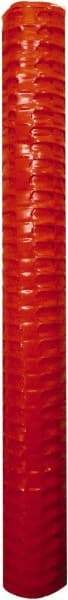 Tenax - 100' Long x 4' High, Orange Temporary Warning Barrier Fence - 1-3/4" x 1-3/4" Mesh - Apex Tool & Supply