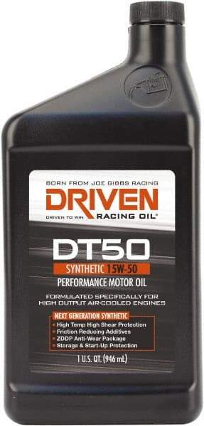 Joe Gibbs Driven Racing Oil - 1 Quart Synthetic Engine Oil - Grade 15W-50 - Apex Tool & Supply