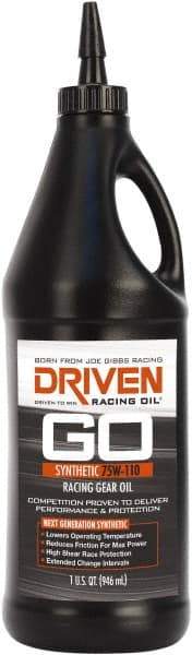 Joe Gibbs Driven Racing Oil - Bottle, Synthetic Gear Oil - ISO 100 - Apex Tool & Supply
