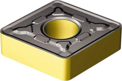 Sandvik Coromant - CNMG644 MRR Grade 2220 Carbide Turning Insert - TiCN/AI2O3/TiN Finish, 80° Diamond, 3/4" Inscr Circle, 1/4" Thick, 1/16" Corner Radius - Apex Tool & Supply