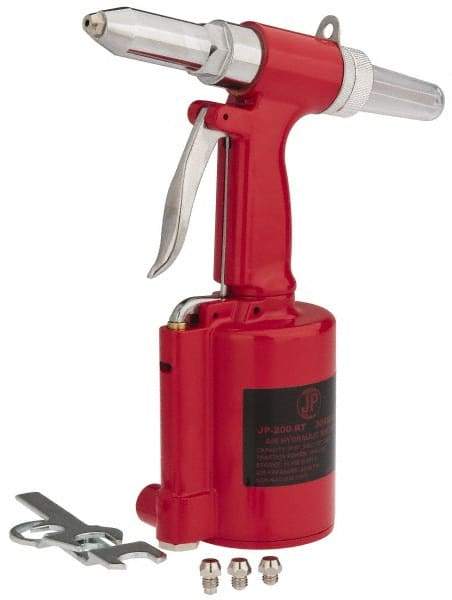 PRO-SOURCE - 3/32, 1/8, 5/32 & 3/16" Capacity, Air Riveter - 4 CFM, 14mm Long Stroke, 1/4 NPT Inlet - Apex Tool & Supply