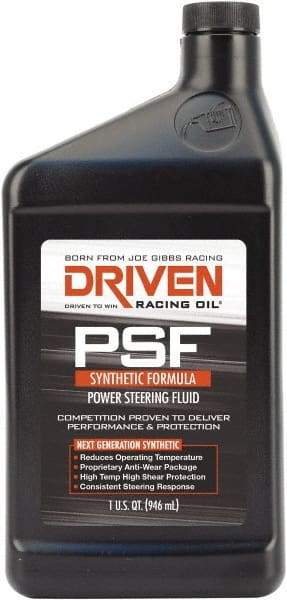 Joe Gibbs Driven Racing Oil - 1 Qt Power Steering Fluid - Exceeds All OEM Specs - Apex Tool & Supply