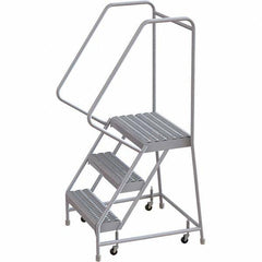 TRI-ARC - Rolling & Wall Mounted Ladders & Platforms Type: Rolling Warehouse Ladder Style: Rolling Safety Ladder - Apex Tool & Supply