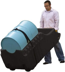 Justrite - Mobile Spill Containment Type: Poly Drum Caddy Number of Drums: 1 - Apex Tool & Supply