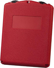 Justrite - 1 Piece Red Document Holders-Certificate/Document - 14-1/2" High x 11" Wide - Apex Tool & Supply
