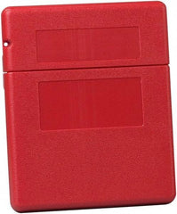 Justrite - 1 Piece Red Document Holders-Certificate/Document - 12-1/2" High x 10-1/4" Wide - Apex Tool & Supply