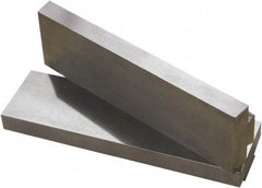 CarveSmart - 1/2" Wide x 1.74" High x 1/2" Thick, Flat/No Step Vise Jaw - Hard, Steel, Fixed Jaw, Compatible with 6" Vises - Apex Tool & Supply