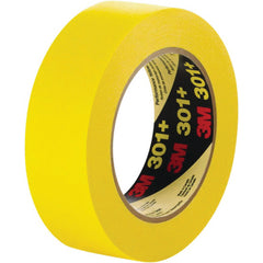 3M Performance Yellow Masking Tape 301+ 24 mm × 55 m 6.3 mil - Apex Tool & Supply