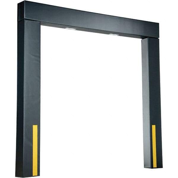 Vestil - 8' Door Width x 8' Door Height Polyester Dock Seal - Black - Apex Tool & Supply