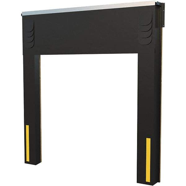Vestil - 8' Door Width x 10' Door Height Polyester Dock Seal & Shelter Combination - Black - Apex Tool & Supply