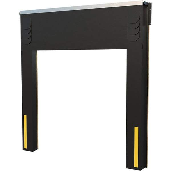 Vestil - 8' Door Width x 10' Door Height Polyester Dock Seal & Shelter Combination - Black - Apex Tool & Supply