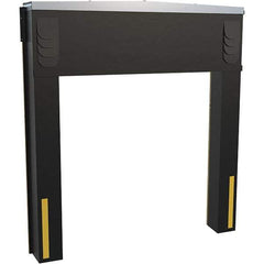 Vestil - 8' Door Width x 10' Door Height Polyester Dock Seal & Shelter Combination - Black - Apex Tool & Supply