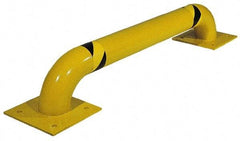 Vestil - 36" Long x 16" High, Steel Rack Guard - Low Profile, 4-1/2" Pipe - Apex Tool & Supply