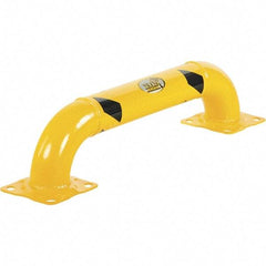 Vestil - 36" Long x 9" High, Steel Rack Guard - Low Profile, 4-1/2" Pipe - Apex Tool & Supply
