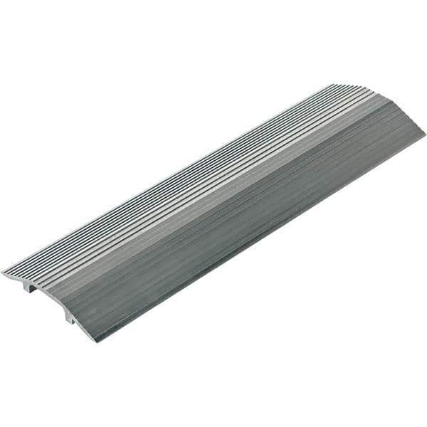 Vestil - 7" Long x 24" Wide x 1-1/8" High, Aluminum Hose & Cable Ramp - 2-1/2 Inch Long x 3/4 Inch High Hose and Cable Cavity - Apex Tool & Supply