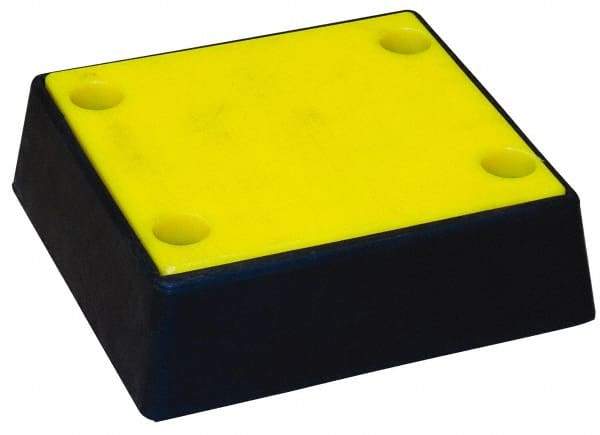 Vestil - 12 Inch Wide x 13 Inch High x 4 Inch Projection Molded Rubber Bumper - 12 Inch Wide x 13 Inch High x 4 Inch Projection Molded Rubber Bumper - Apex Tool & Supply