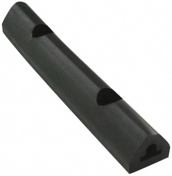 Vestil - 24 Inch Long x 2 Inch Wide x 1-3/4 Inch High Extruded Half-Oval Fender Bumper - 24 Inch Long x 2 Inch Wide x 1-3/4 Inch High Extruded Half-Oval Fender Bumper - Apex Tool & Supply