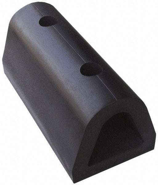 Vestil - 12 Inch Long x 6 Inch Wide x 6 Inch High Extruded Half-Oval Fender Bumper - 12 Inch Long x 6 Inch Wide x 6 Inch High Extruded Half-Oval Fender Bumper - Apex Tool & Supply