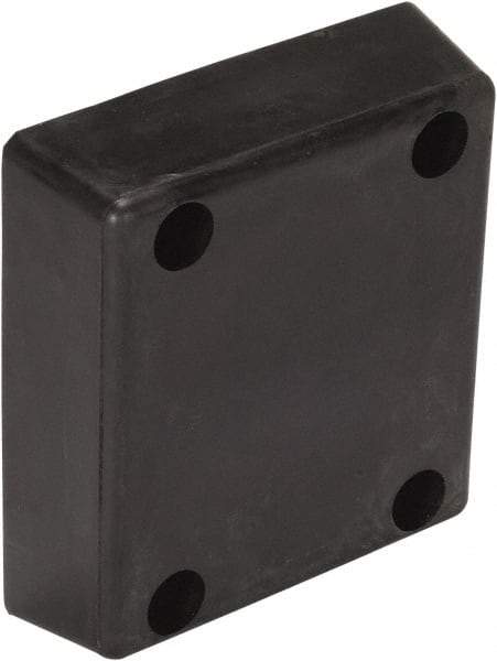 Vestil - 13 Inch Wide x 12 Inch High x 4 Inch Projection Molded Rubber Bumper - 13 Inch Wide x 12 Inch High x 4 Inch Projection Molded Rubber Bumper - Apex Tool & Supply