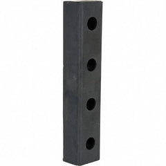 Vestil - 20 Inch Long x 4-1/2 Inch Wide x 3 Inch Projection Molded Rubber Bumper - 20 Inch Long x 4-1/2 Inch Wide x 3 Inch Projection Molded Rubber Bumper - Apex Tool & Supply