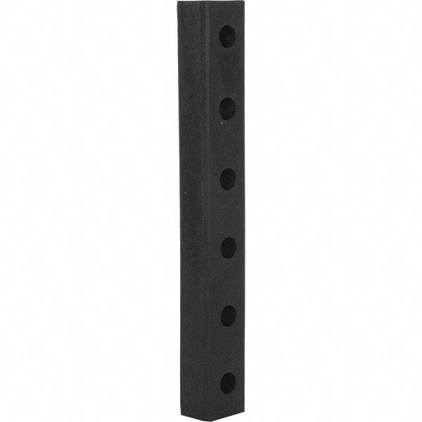 Vestil - 30 Inch Long x 4-1/2 Inch Wide x 3 Inch Projection Molded Rubber Bumper - 30 Inch Long x 4-1/2 Inch Wide x 3 Inch Projection Molded Rubber Bumper - Apex Tool & Supply