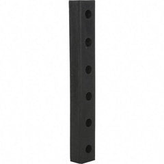 Vestil - 30 Inch Long x 4-1/2 Inch Wide x 3 Inch Projection Molded Rubber Bumper - 30 Inch Long x 4-1/2 Inch Wide x 3 Inch Projection Molded Rubber Bumper - Apex Tool & Supply