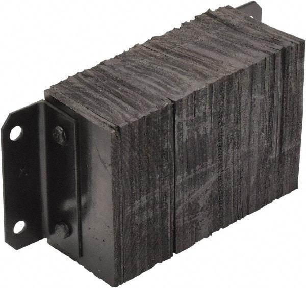 Vestil - 18 Inch Wide x 10 Inch High x 6 Inch Projection Laminated Dock Bumper - 18 Inch Wide x 10 Inch High x 6 Inch Projection Laminated Dock Bumper - Apex Tool & Supply