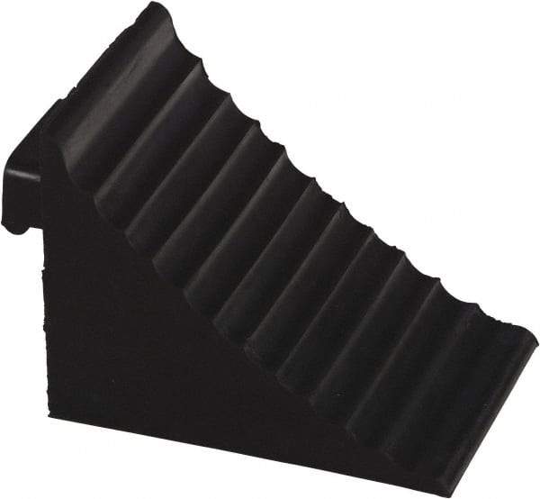 Vestil - 7-1/4" Wide x 7-1/2" High x 11" Deep, Rubber Wheel Chock - Apex Tool & Supply