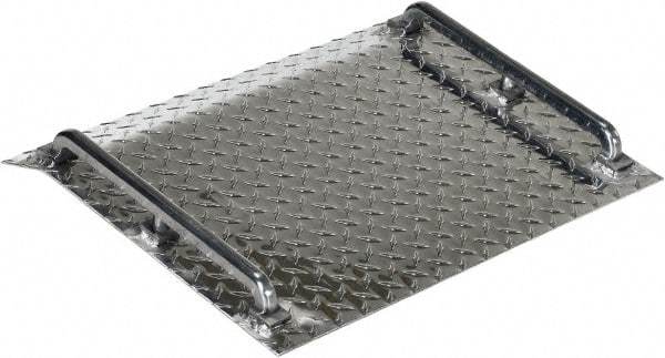 Vestil - 500 Lb Aluminum Dock Plate - 18" Long x 24" Wide x 9" High - Apex Tool & Supply