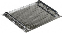 Vestil - 500 Lb Aluminum Dock Plate - 18" Long x 24" Wide x 9" High - Apex Tool & Supply