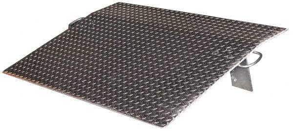 Vestil - 3,000 Lb Aluminum Dock Plate - 24" Long x 30" Wide x 3" High - Apex Tool & Supply