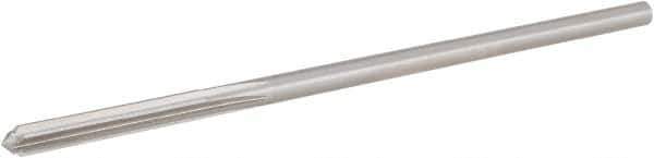 Hertel - 0.208" High Speed Steel 6 Flute Chucking Reamer - Straight Flute, 0.2016" Straight Shank, 1-1/4" Flute Length, 5" OAL - Apex Tool & Supply
