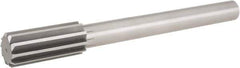 Hertel - 2" High Speed Steel 12 Flute Chucking Reamer - Straight Flute, 1-1/2" Straight Shank, 4" Flute Length, 14" OAL - Apex Tool & Supply