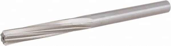 Hertel - 0.248" High Speed Steel 6 Flute Dowel Pin Chucking Reamer - Apex Tool & Supply